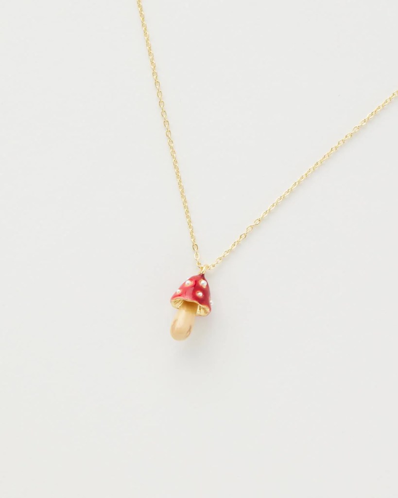 Collier "magical mushroom"