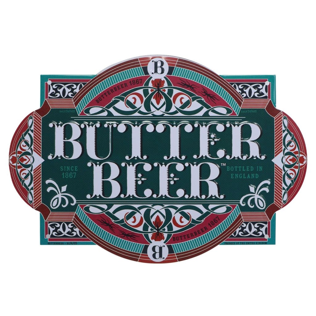 Plaque métal "Butter Beer"