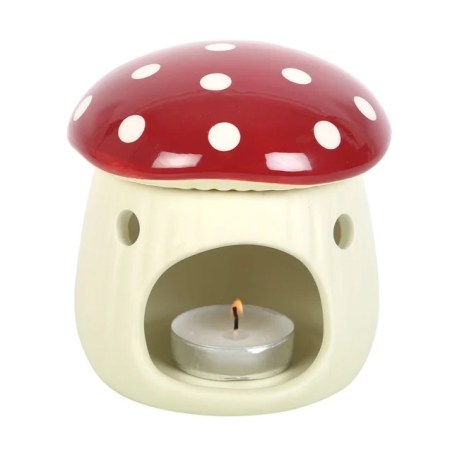 Brûleur à huile et fondants champignon