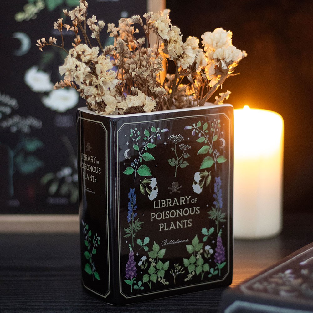 Vase livre "library of poisonous plants"