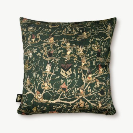 Housse de coussin tapisserie famille Black