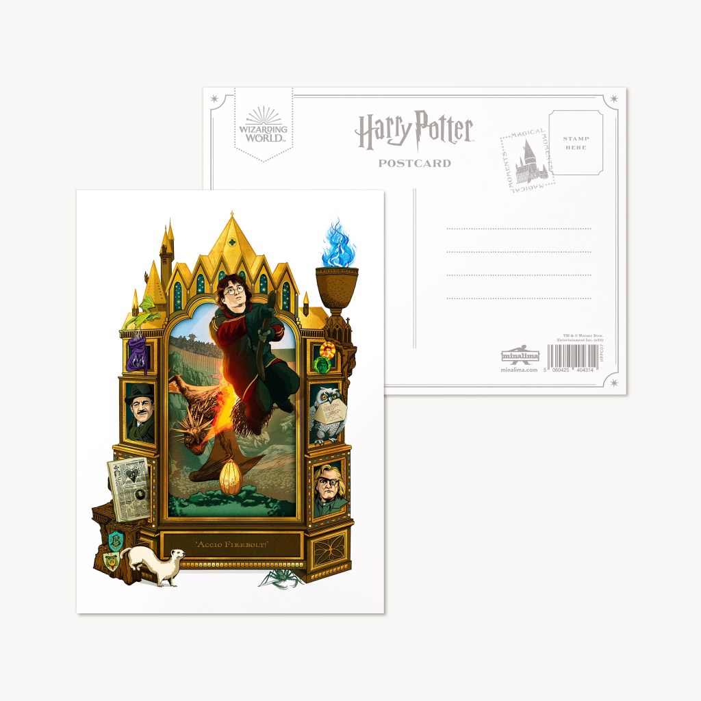 Carte postale Accio Firebolt!