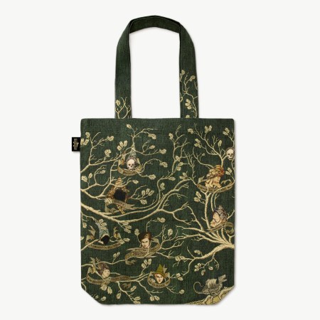 Tote bag tapisserie famille Black