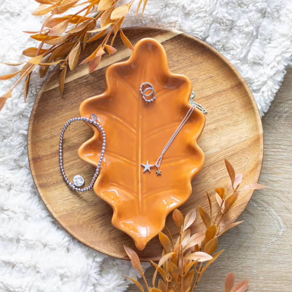 Vide poche feuille d'automne