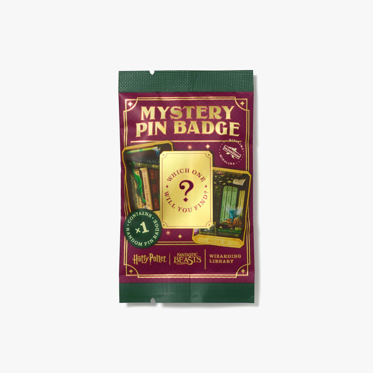 Pin's mystère Série 01 - "Bibliothèques des sorciers"