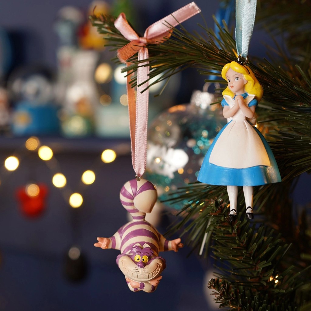 Suspensions de Noël Alice et Chat de Cheshire