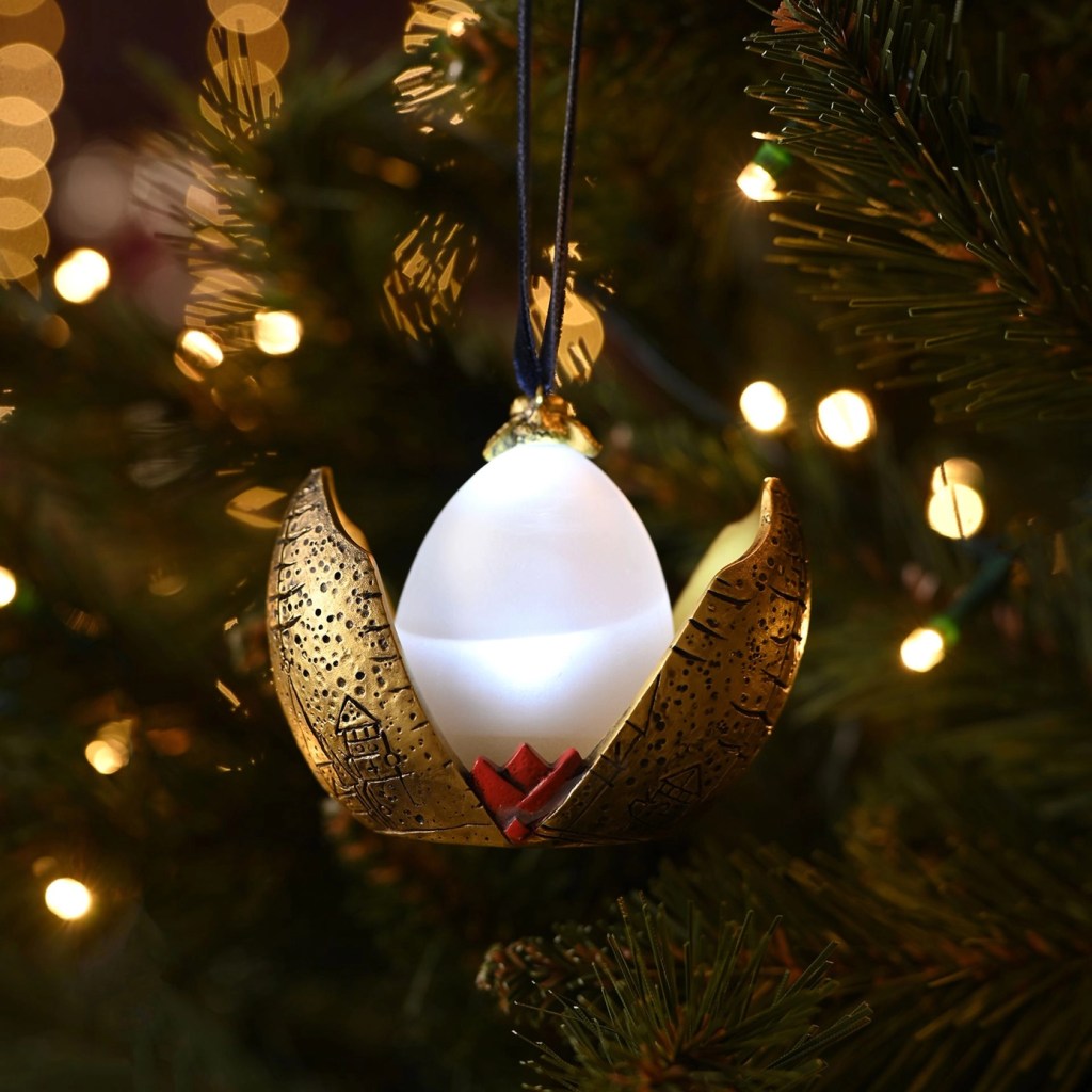 Suspension de Noël Œuf d'or