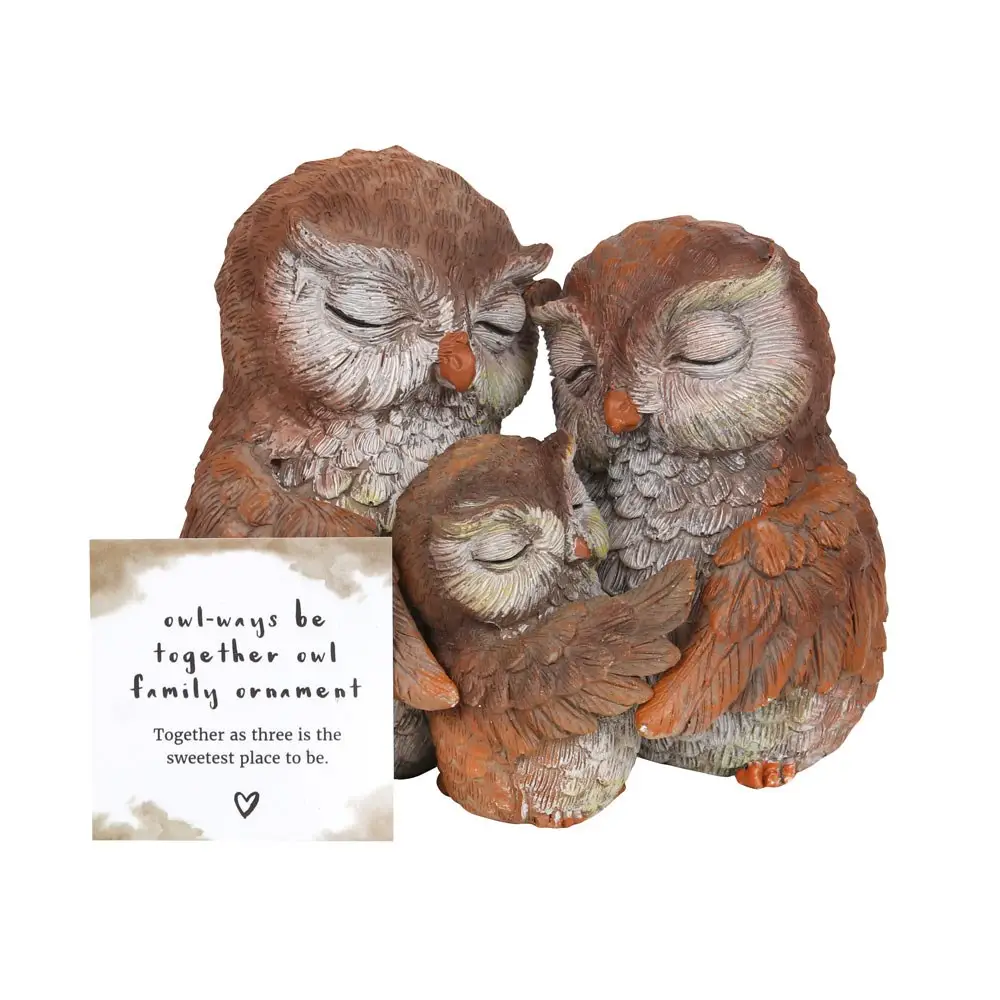 Figurines famille hiboux – Image 2